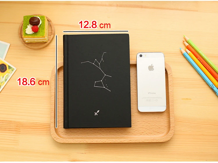 1 Pc/Lot Classic 12-Constellation Hardcover Notebook & Diary for School Stationery & Office Supply