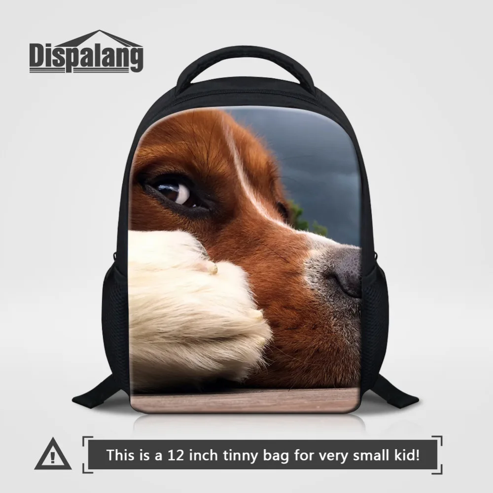 

Dispalang Cute Dog Children Mini Backpacks Kindergarten Schoolbag 3D Animal Print Kids Small School Bags for Girls Boys Bookbag