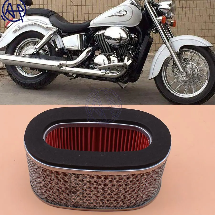 Performance Replacement Air Filter Intake Cleaner for Honda Shadow 400 750 ACE Deluxe Spirit VT400 VT750 97-03 Racing Motorcycle