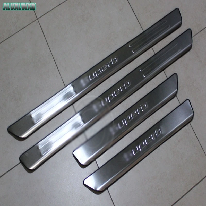 

Scuff Plate Door Sill Car Accessories Car-styling 4PCS Stainless Steel 2013 2014 2015 for Skoda Superb B6 2009 2010 2011 2012