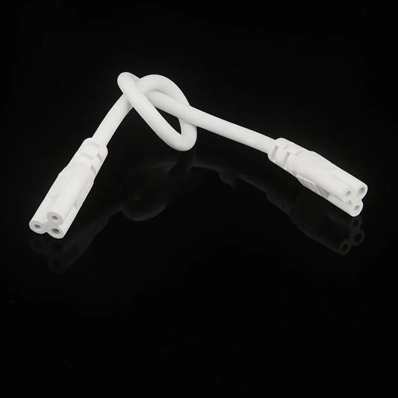 

T5 T8 Fluorescent LED Tubes Cable , Bracket Extension Power Cord 30CM 20PCS