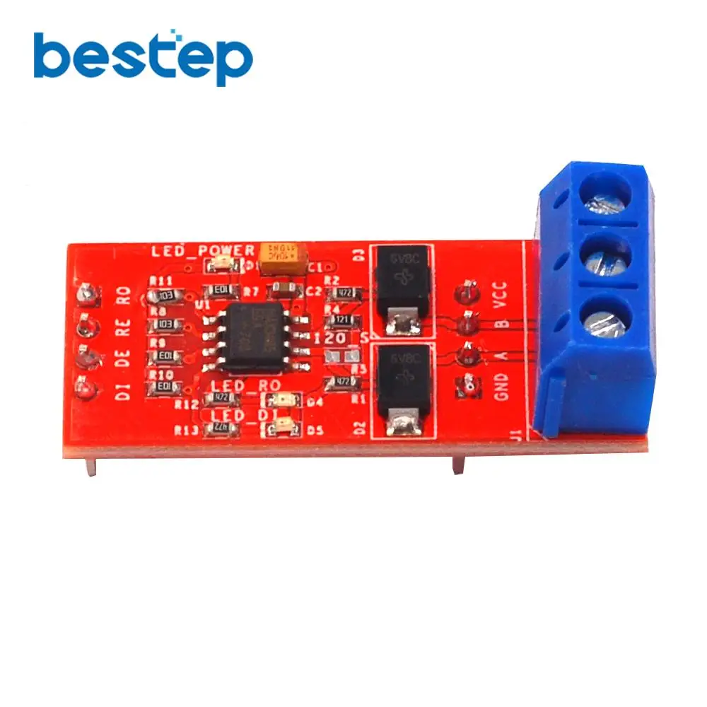 3.3V 5V MAX3485 MAX485 Module Development Board TTL to RS485 Module MCU Development Accessories Overvoltage Protection