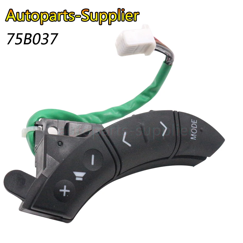 

High Quality! 3 Color 75B037 For Toyota Highlander Land Cruiser Steering Wheel Controls Switch 84247-58010