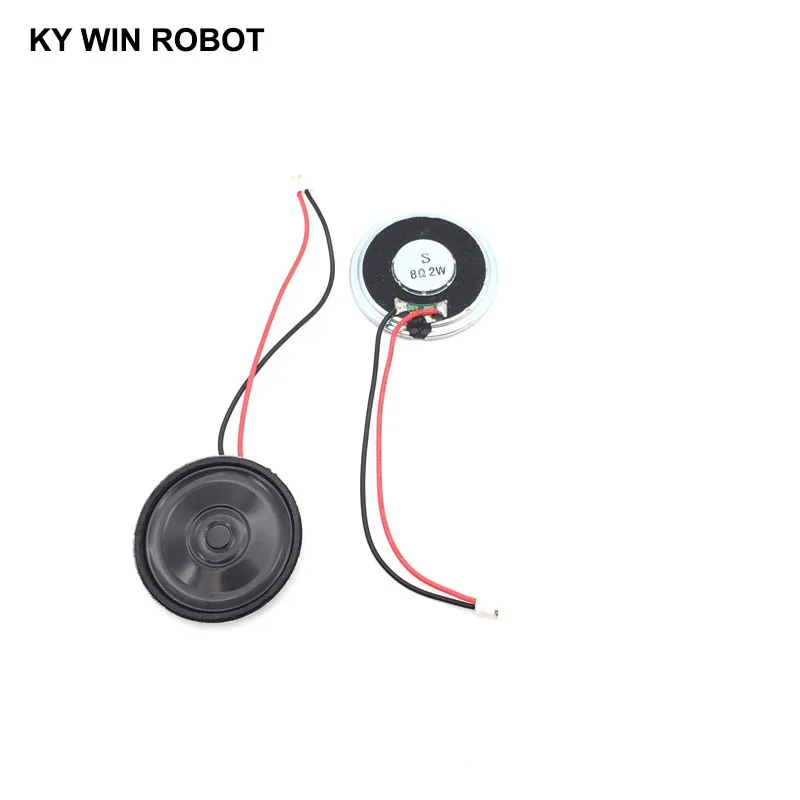 2 teile/los Neue Ultra-dünne lautsprecher 8 ohm 2 watt 2 W 8R lautsprecher Durchmesser 40MM 4CM dicke 5MM mit PH 2,0 terminal draht länge 10CM