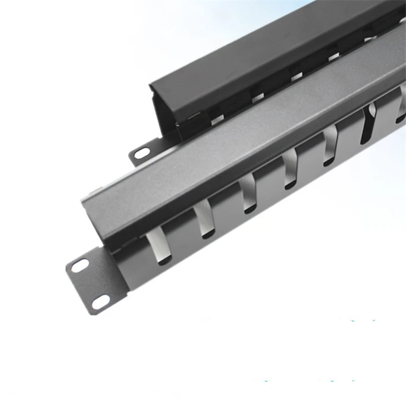 12 Shalls cable management 19inch thickened cold steel 24 port wire manager frame for 19" network rack cabinet ELINK 3PCS