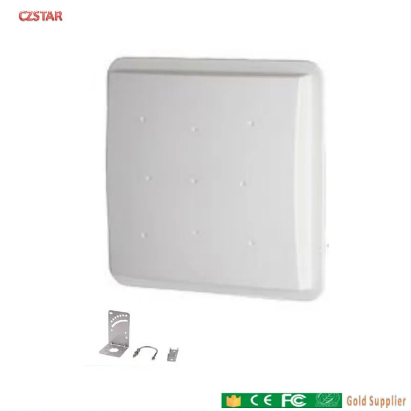 waterproof high gain long range 9dbi Circular Polarization uhf rfid antenna N female connector for epc gen2 uhf rfid tag reader