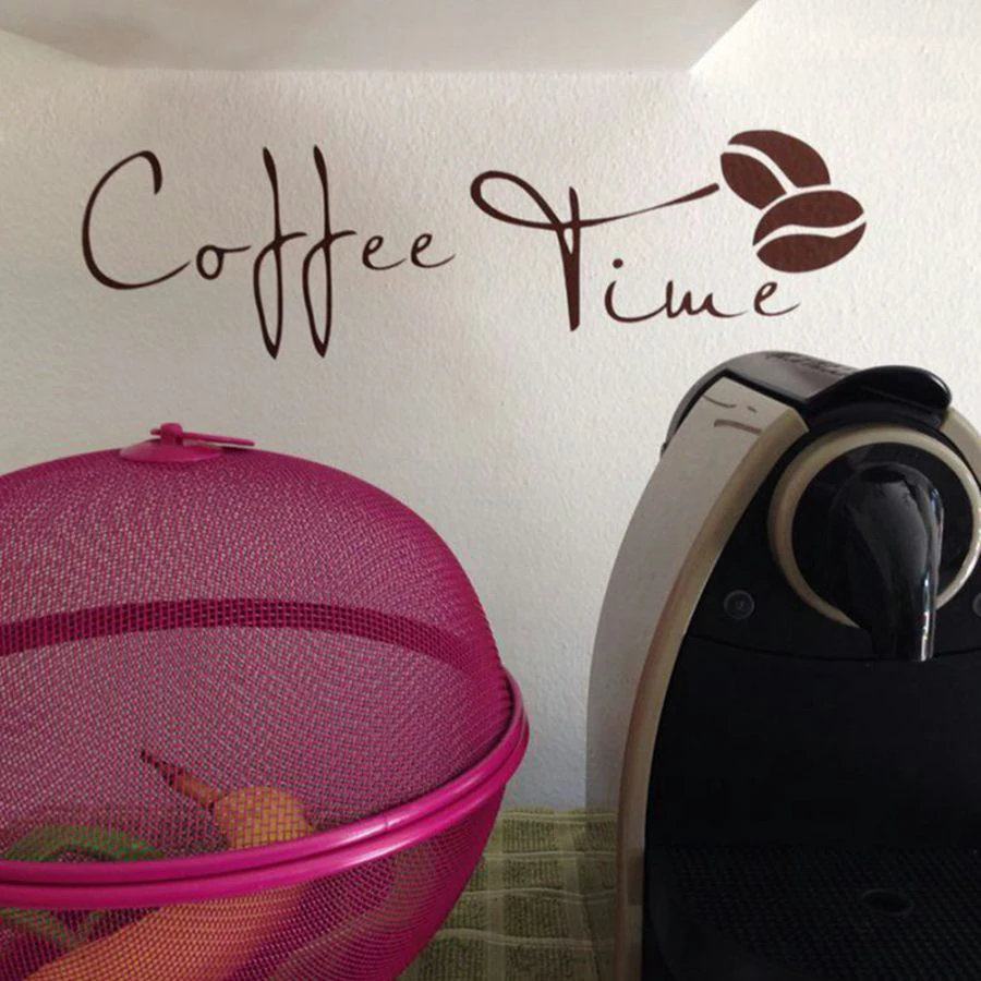 Coffee Wall Art Decal Sticker , vinyl coffee wall stickers for coffee shop or office decor - Image 5