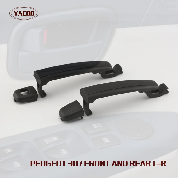 

FREESHIPPING 4PCS FRONT AND REAR OUTSIDE DOORHANDLE FOR PEUGEOT 307