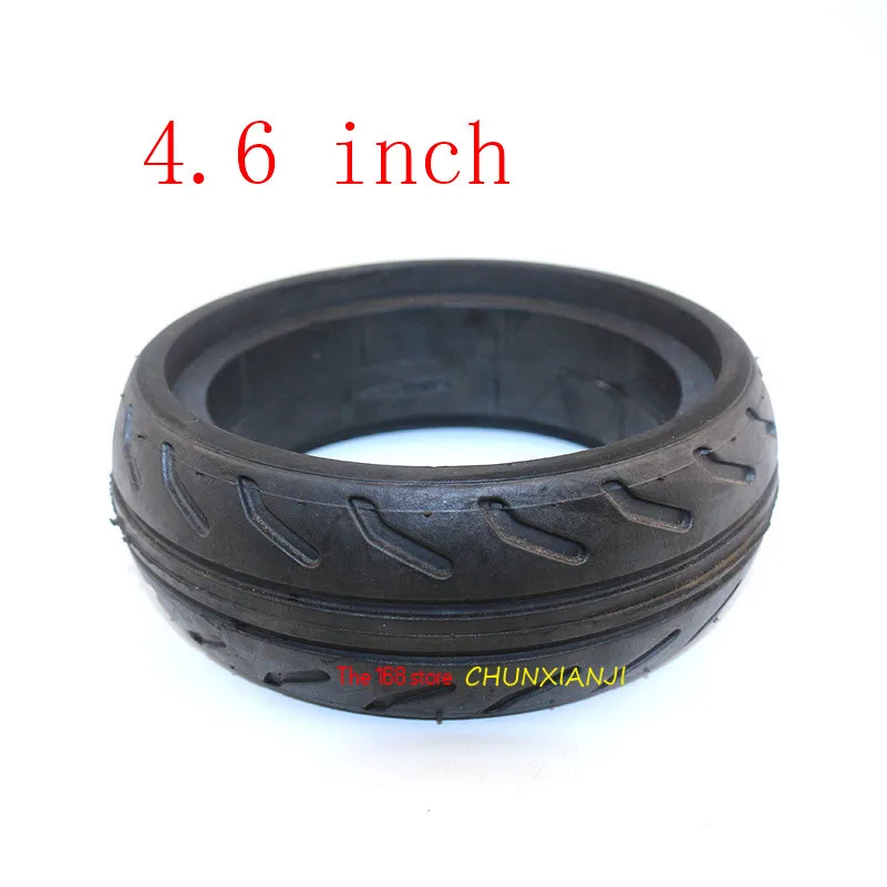 Good quality 4.6 inch tire diameter 118mm Rubber  solid  for motor balancing board scooter Motorcycle