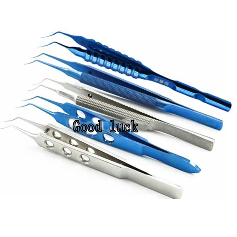 Equipment 12cm Ophthalmic Instruments Needle Holder Micro Scissors Tweezers Hand Crysis Tweezers Capsulorhexis Tweezers