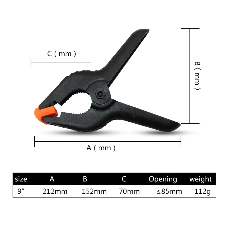 2/3/4/6/9inch Spring Clamp Woodworking Clamps Multifonction Mini Diy Tools For Paper Photo Backdrop Background