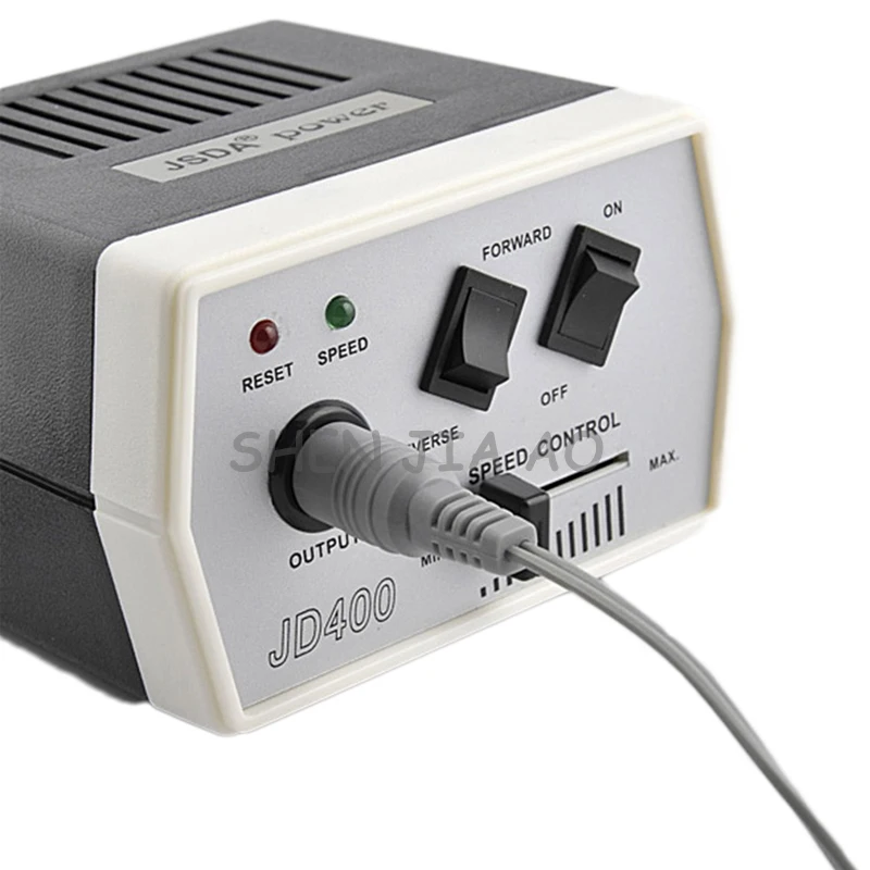 JD400 – machine à polir les ongles électrique portative, dissolvant de vernis à ongles, outils de polissage de surface, 110/220V 35W