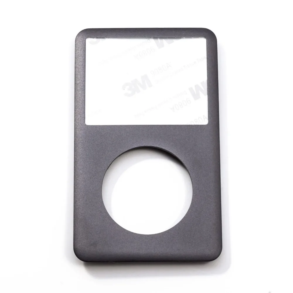 Gray Front Faceplate Silver Back Cover Housing Black Clickwheel Gray Button for iPod Classic 6th 7th gen 80gb 120gb 160gb