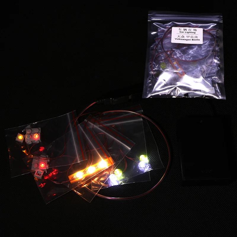 Led Light Set For Lego technic 10252 City Car Beetle Model Compatible 21003 Blocks Toys technic Car Beetle Lighting Set