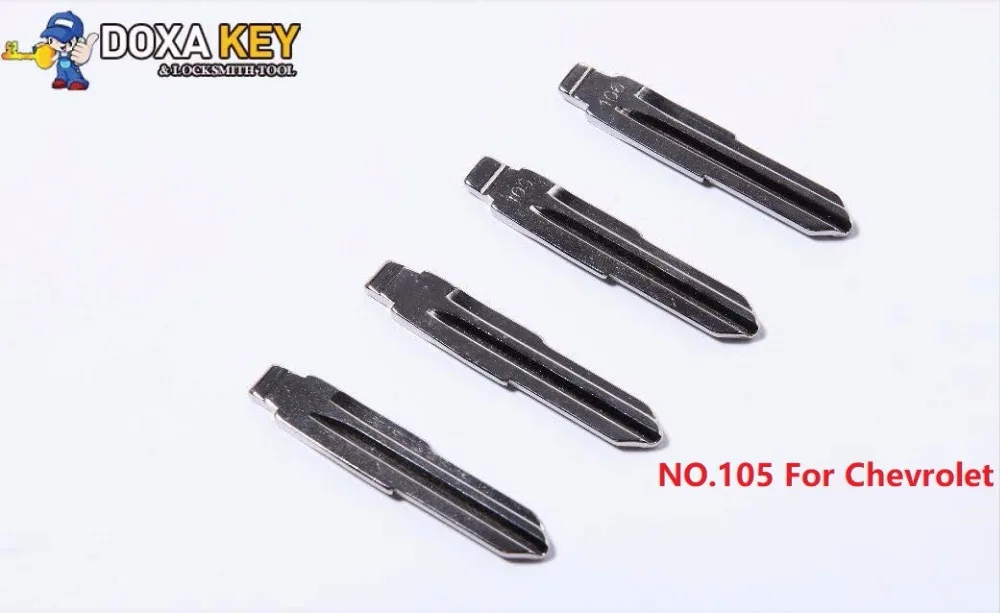 (5pcs) NO.105 Uncut Flip Floding Remote Key Blade KD Car key Blank For Chevrolet Replacement