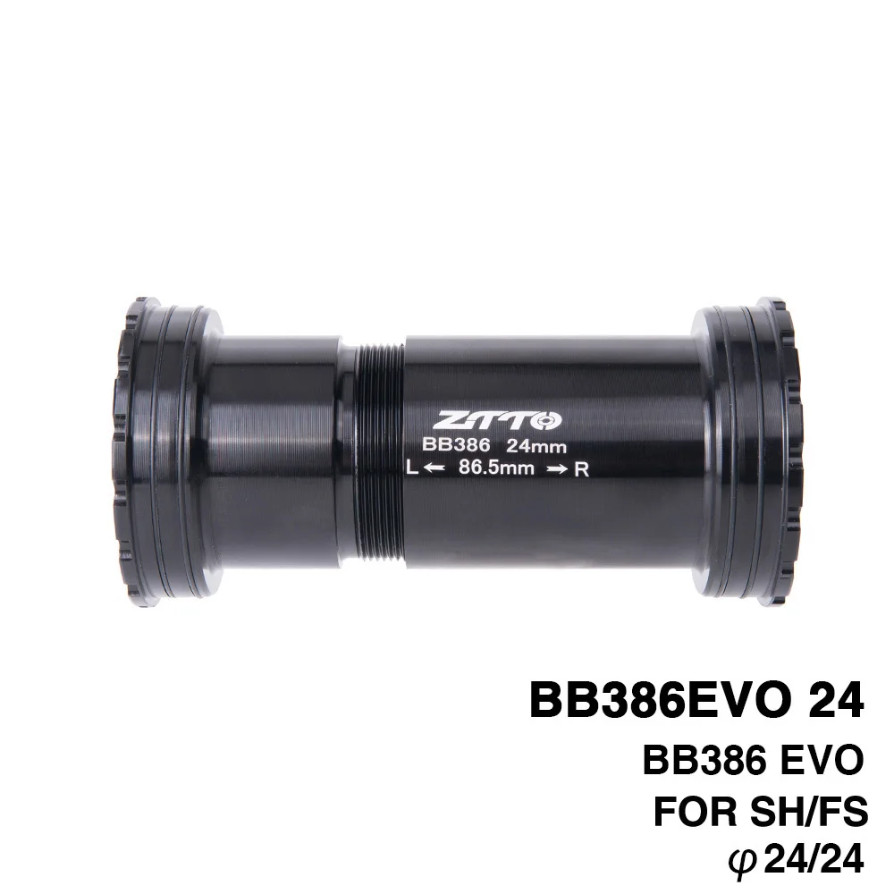 ZTTO BB386 Ceramic Threaded Lock Bottom Bracket 24mm 29mm 30mm for