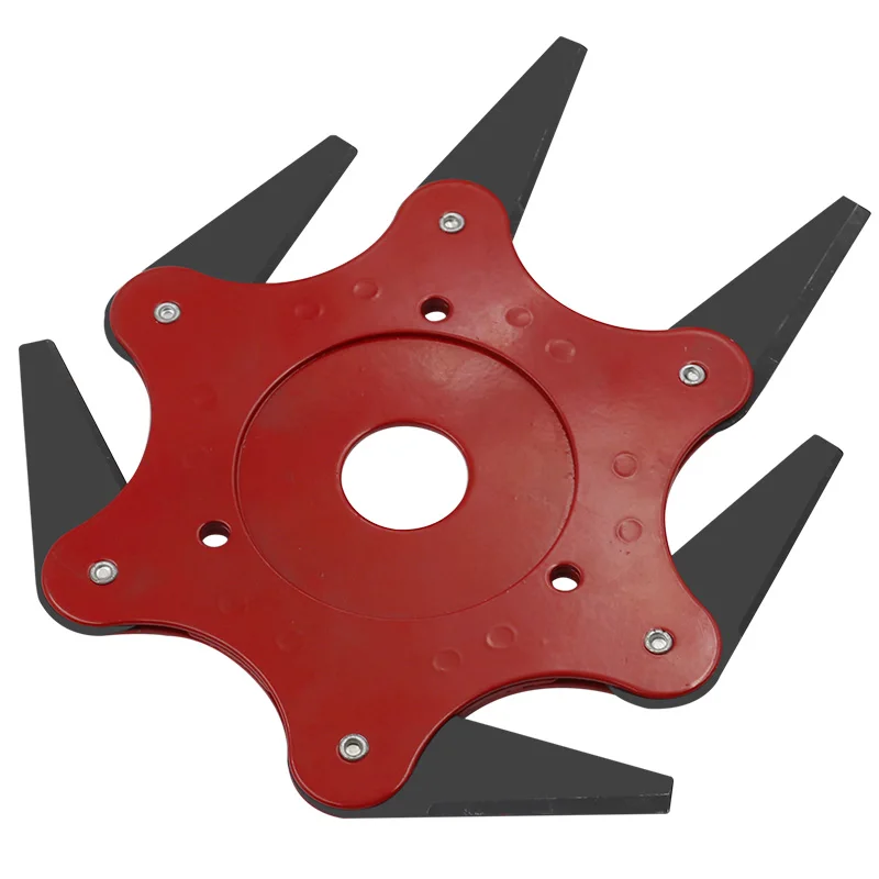 6 denti Lama Decespugliatore Trimmer Lame In Metallo Trimmer Testa 65Mn Giardino Tagliaerba Testa Per Tosaerba