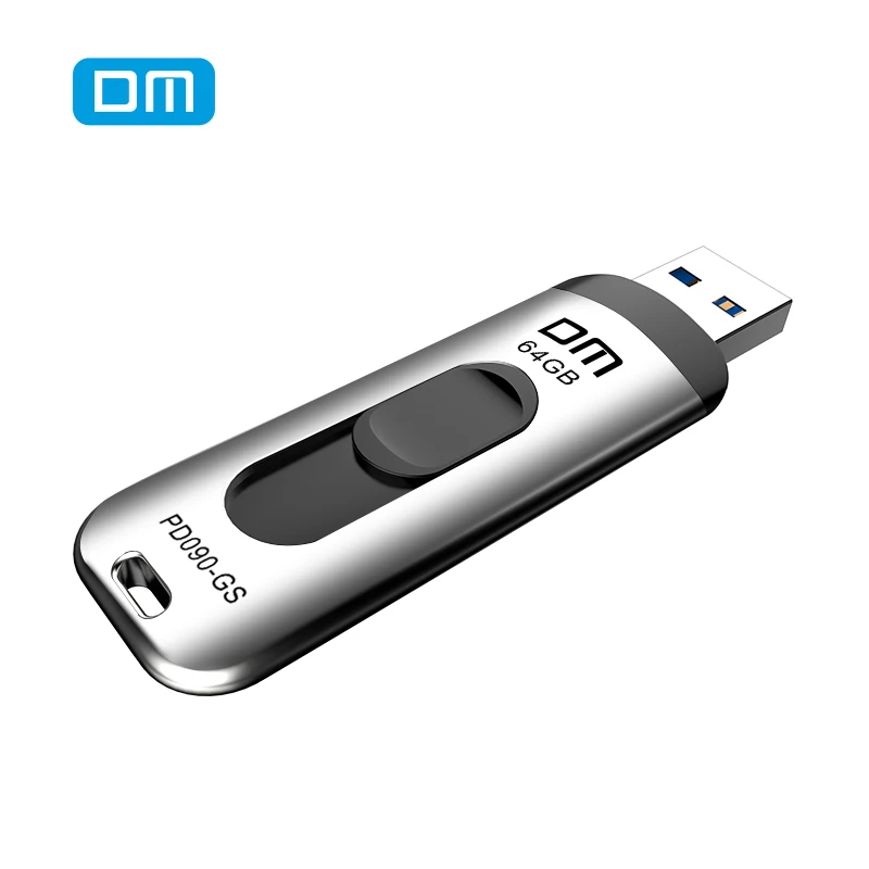 DM PD090 USB3.0 Flash Drive 128GB Metal Pen drive High Speed Memory Stick 64GB 32G 16G U Disk Silver Shell Flashdrives