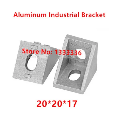 

20pcs 2020 Aluminum Brackets 20x20 Corner Fitting angle for 2020 Aluminum Profile Connectors