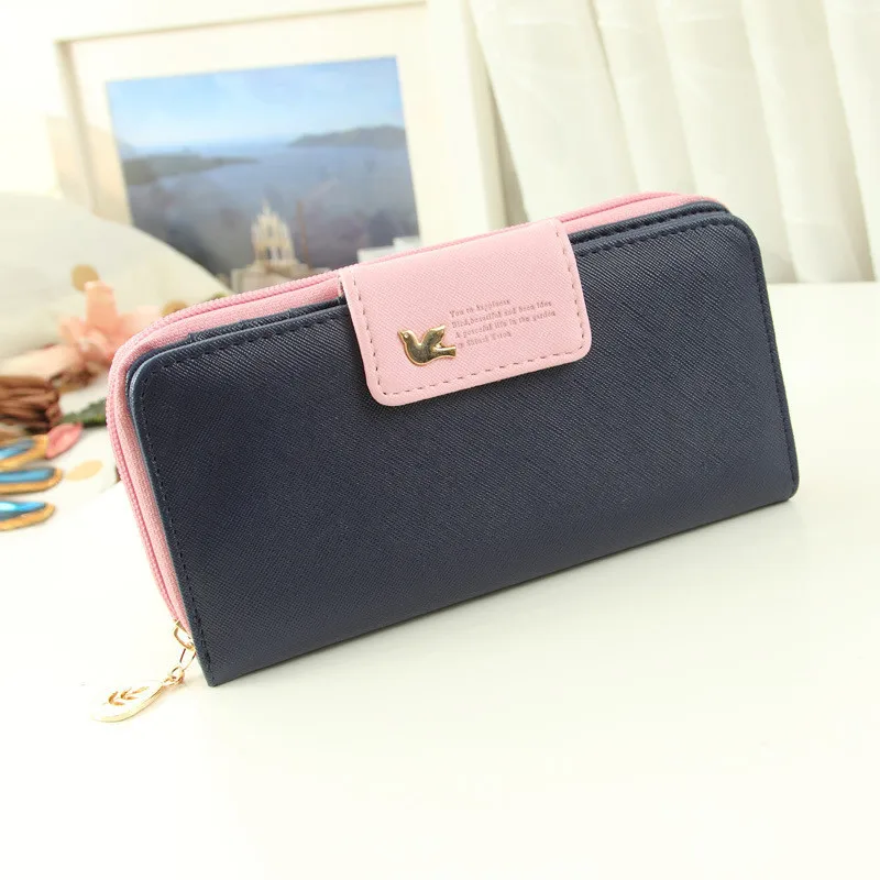 

New Arrival High Quality Women Wallets Coin Purse Brand Women's Clutch Phone Bag Candy Color Long Desgin Female Purses,QB12