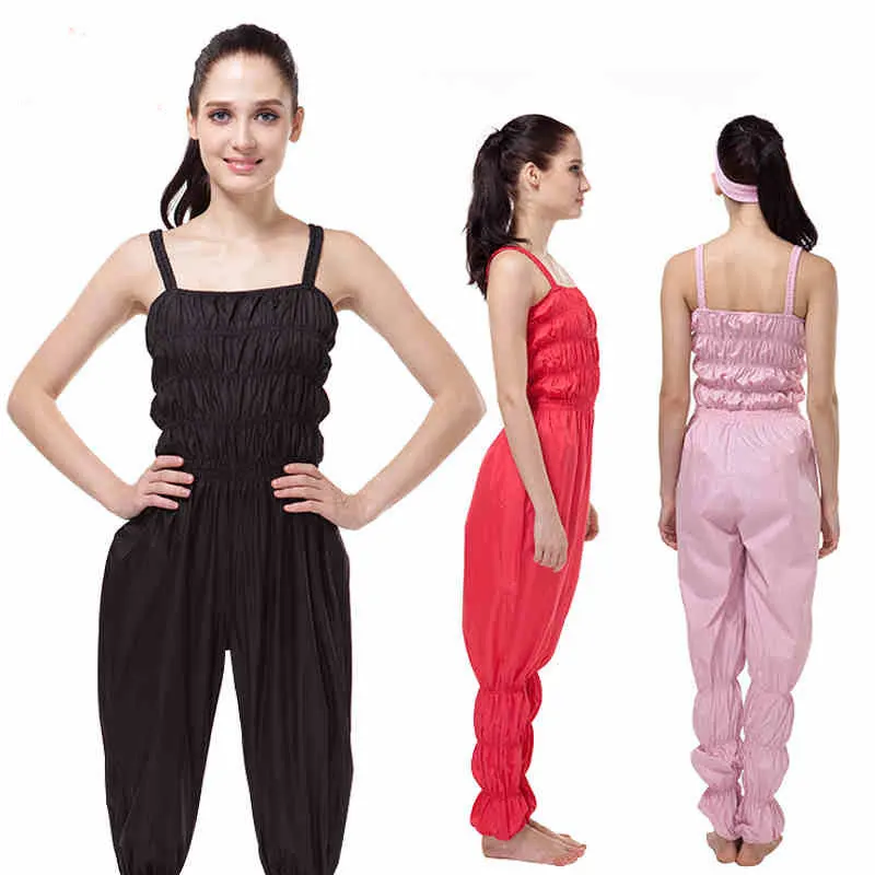 Vêtements d\'aérobic pour femmes, pantalons de perte de poids, pantalons amincissants pour femmes, pantalons de sauna imbibés de sauna, combinaisons