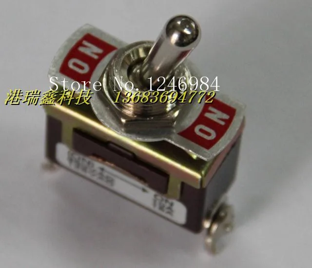 

[SA]Single large tripod single reset button switch 704-1A Taiwan Deli Wei M12 Toggle Switch--20pcs/lot