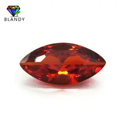 1.5x3~10x20mm Marquise Shape Garnet 5A Cubic Zirconia Stone Synthetic Gems CZ stone For Sale