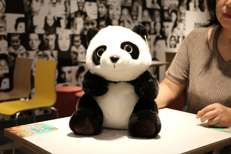 

new lovely plush simulation sitting panda toy high quality panda doll gift about 50cm 2979