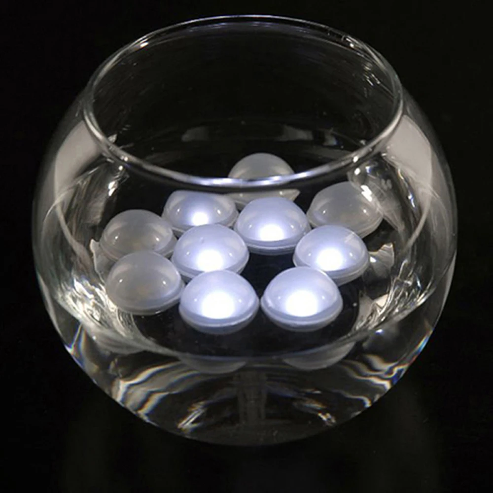 12 Pcs/lot Romantic LED Fairy Pearls Orbs Glowing Light Fortune Magic Ball Floating Lamps for Party Wedding Decoration