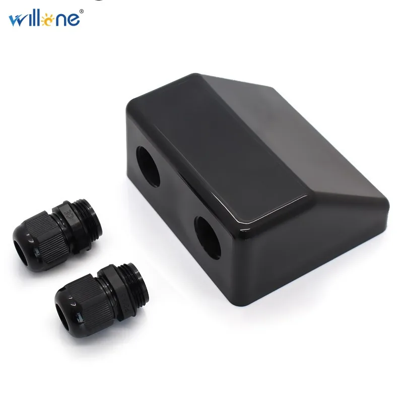 Willone 5pcs black ABS solar bracket mounting kits for RV/Caravan