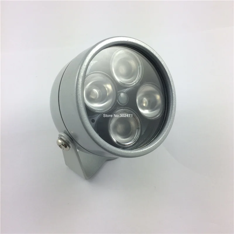 Luz led infrarroja para cámara de vigilancia con cable, iluminador CCTV, visión nocturna, 4 array