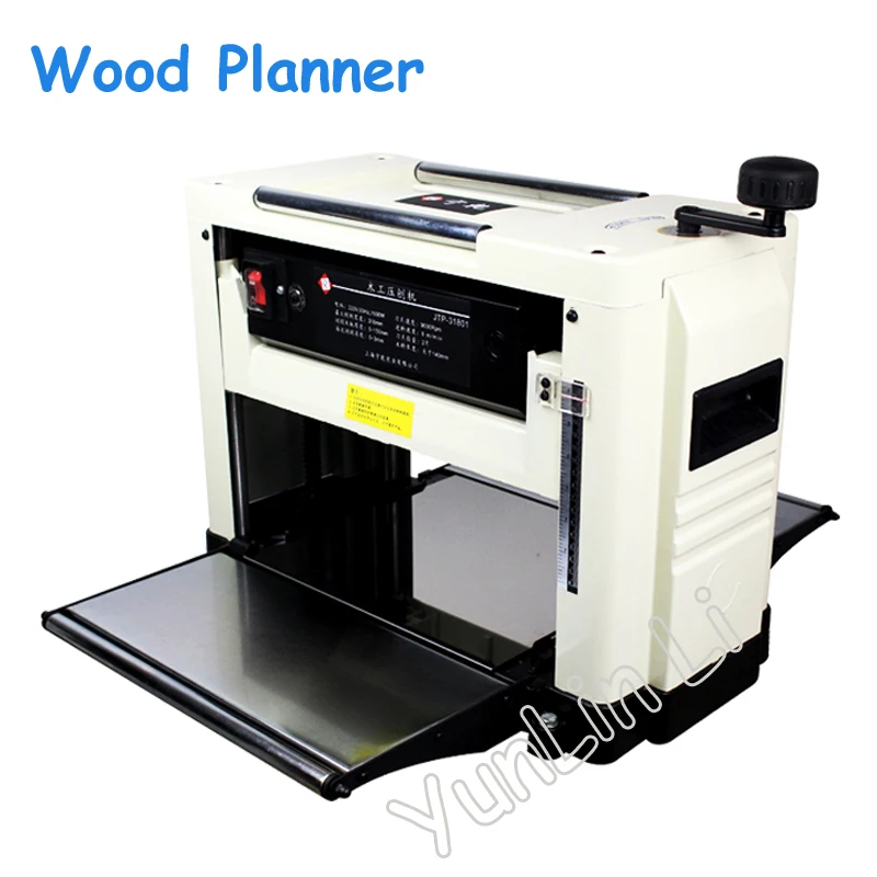 

Desktop Press Planer Multi-purpose Single Surface Planer Woodworking Machinery Thicknesser 220V 1500W Wood Planer