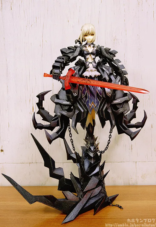 NEW hot 23cm Fate Zero Fate stay night black saber Arturia Pendragon action figure toys collection Christmas gift no box