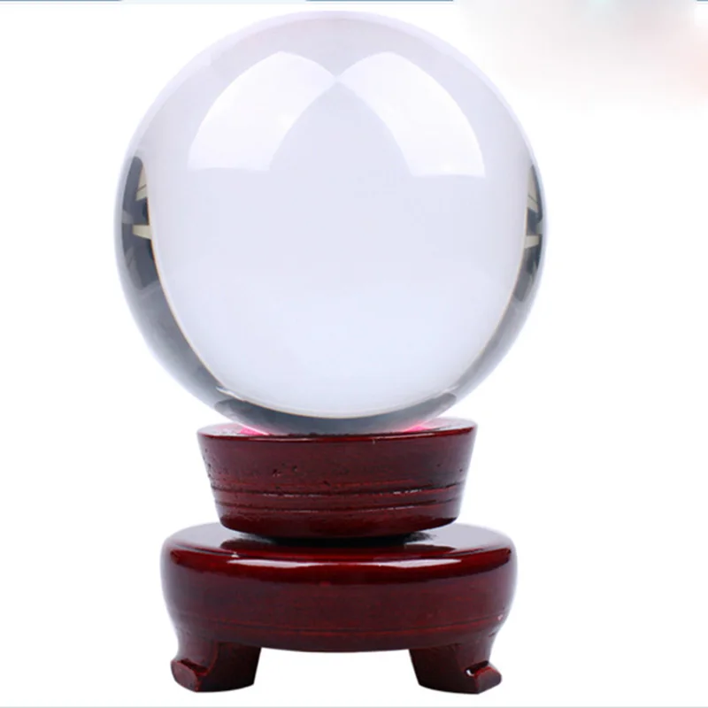 

New Arrival 100MM Feng Shui Asian Quartz Clear Crystal Solid Ball Sphere With Stand For Home Decoration