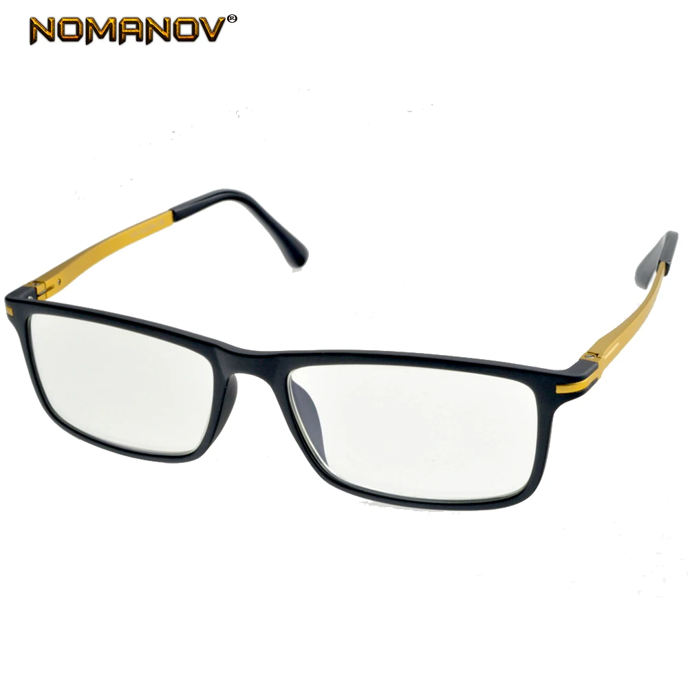 Al-mg Alloy Ultraligh Frame Spring Hinge Blue Light Blocking Reading Glasses +0.75 +1 +1.25 +1.5 +1.75 +2 +2.25 +2.5 +2.75 To+4