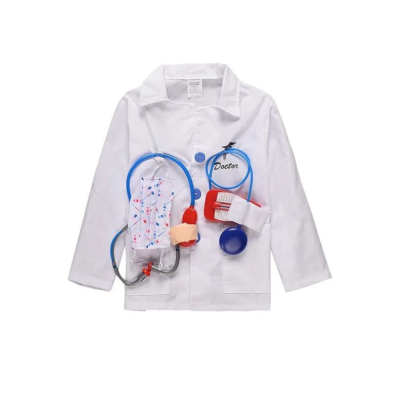 Halloween Party Costumes Doctor Role-playing Birthday Cosplay Stage Wear Girl Boy Clothing Children Kid Halloween Party Clothes