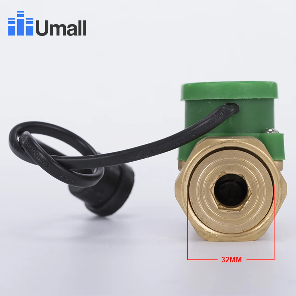 HT200 Thread G1 To G3/4 Water Flow Sensor Switch Full Copper Chiller Boosting Circulation Pump Magnetic Pressure Control Valve