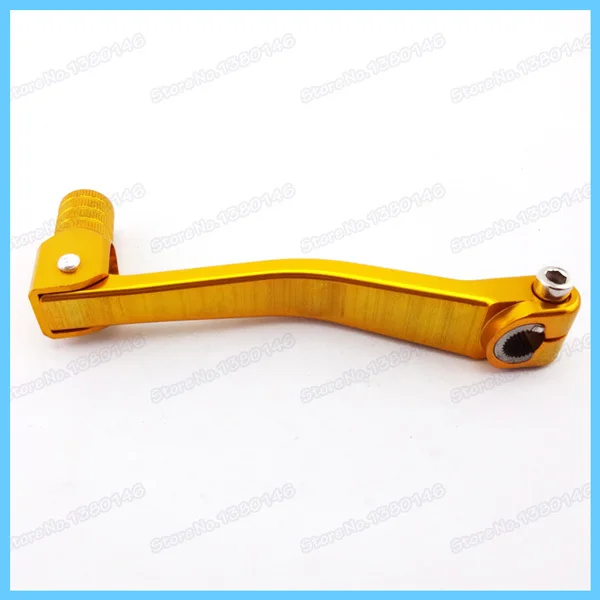 CNC Gold Gear Shifter Lever For 110cc 125cc 140cc Lifan GPX SDG YX Pit Dirt Bikes Loncin Zongshen Motorcycles