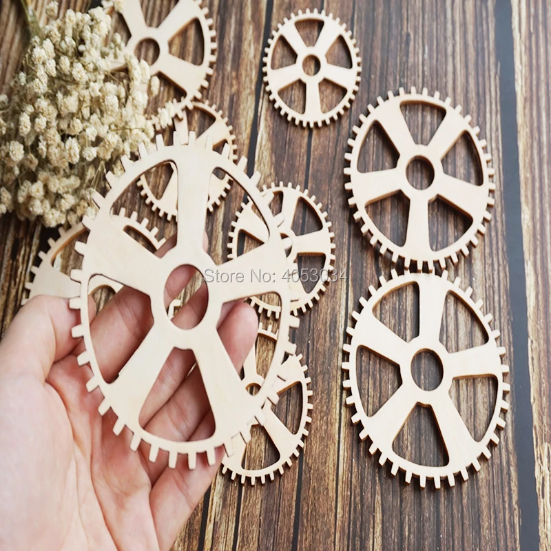 Di legno Steampunk Ingranaggi per Artigianato-Laser Cut-Steampunk Ingranaggi