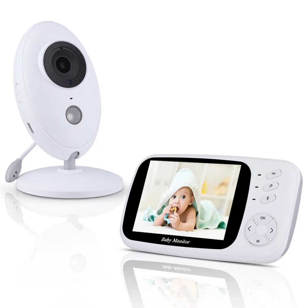 

3.5 Inch Wireless Intercom Baby Monitor Feeding Plan Temperature Display Baby Camera