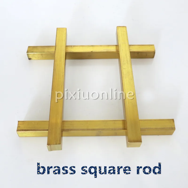 1pc J092 Brass Square Rod Model Car Carriage Connecting Rod Robot Making DIY Model Parts Free Shipping Russia