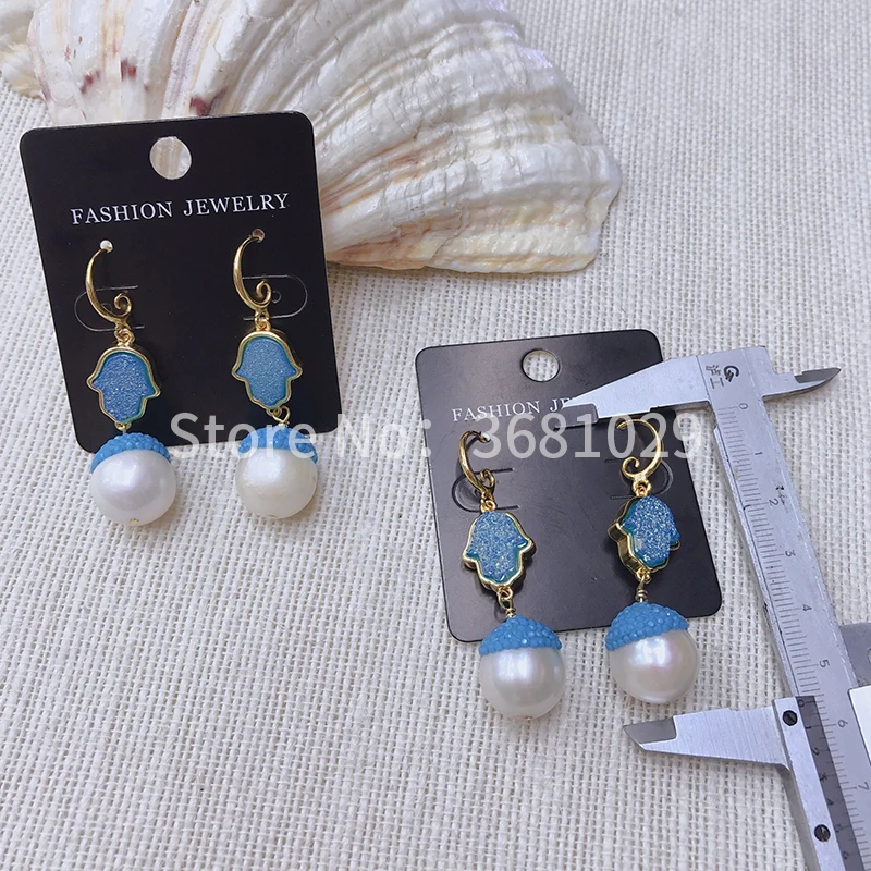 

2018 new style fresh texture fashion earrings with light and luxurious style earrings