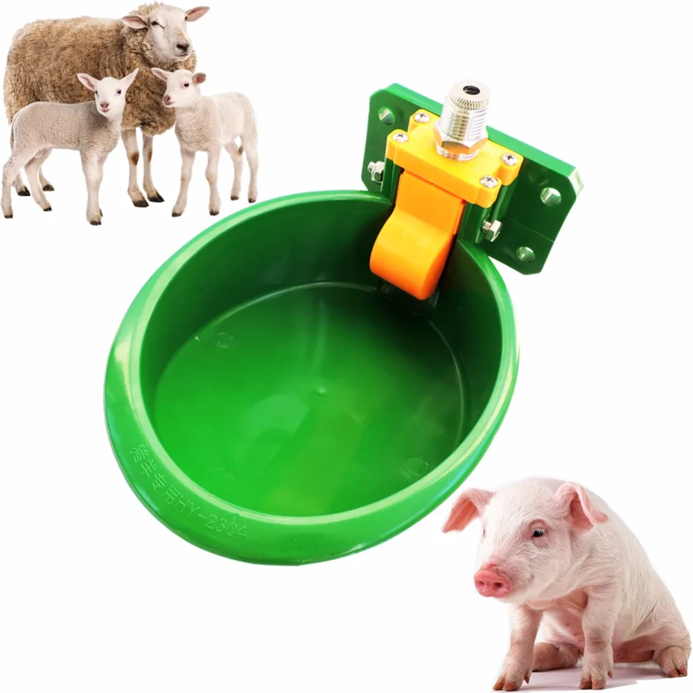 

1PC New Model Sheep Water Bowl Plastic Piglet Pig Drinking Fountains Goat Drink Cup Water Bowl for Livestock