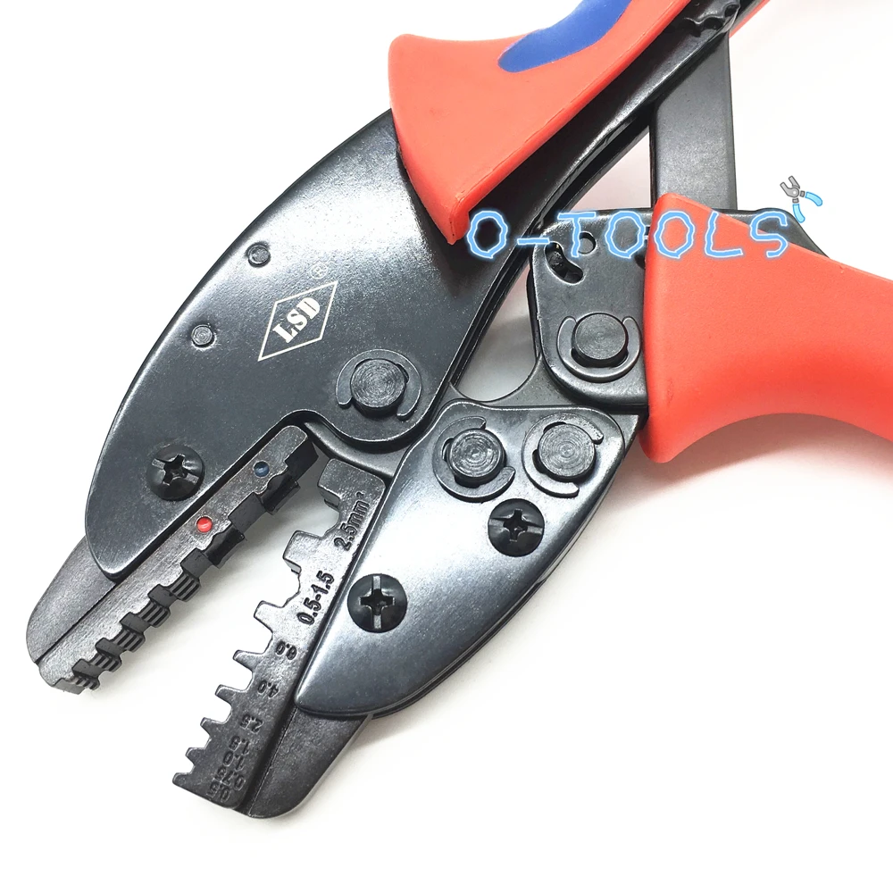 S-06WF2C Hand crimping tools ratchet crimping pliers for 0.5-2.5mm² wire-end ferrules and insulated cable connector 20-13AWG