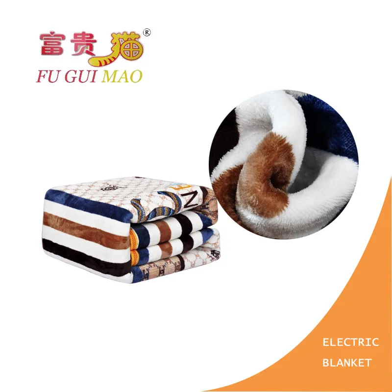 SOARIN Coperta Elettrica Doppia Coperta Elettrica 150x180 cm Riscaldamento Coperta di Flanella Manta Electrica 220 v Coperta Elettrica per letto