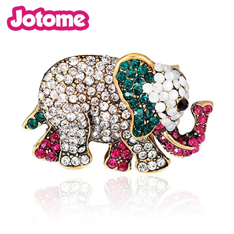 

100pcs a lot Vintage Elephant Brooch Party Wedding Lady Coat Brooch Gift for Girl Mom