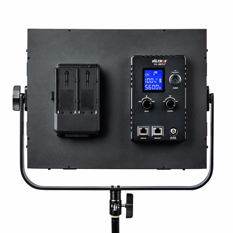 Viltrox VL-D85T 이중 색상 3300-5600K 85W 2.4G 무선 원격 LED 비디오 채우기 빛 CR95 + DSLR 카메라 DV 캠코더에 대 한 조명