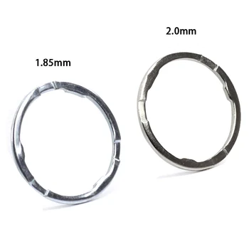 5 adet 1.85mm 2.0mm bisiklet kaset düşük Spacer Hub Cog yüzük 11 12 hız tekerlekleri dişli Shim