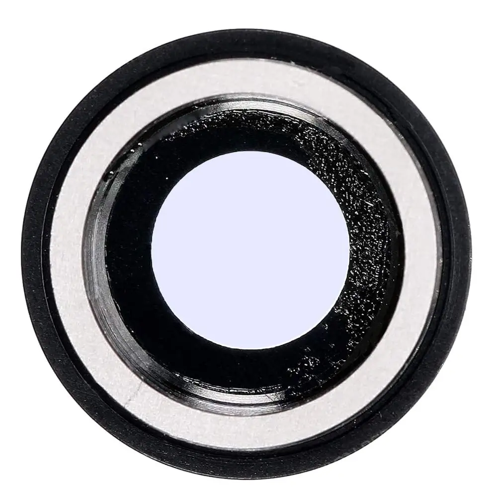 Copriobiettivo in vetro per fotocamera posteriore compatibile con la sostituzione del gruppo iPhone XR da 6.1 pollici (nero)