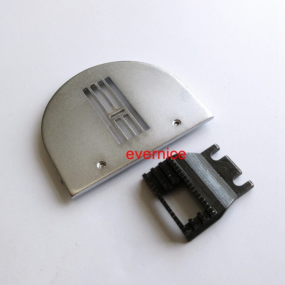 Zigzag Needle Throat Plate+Feed Dog Feeder For Brother B651 B652 Sewing Machine